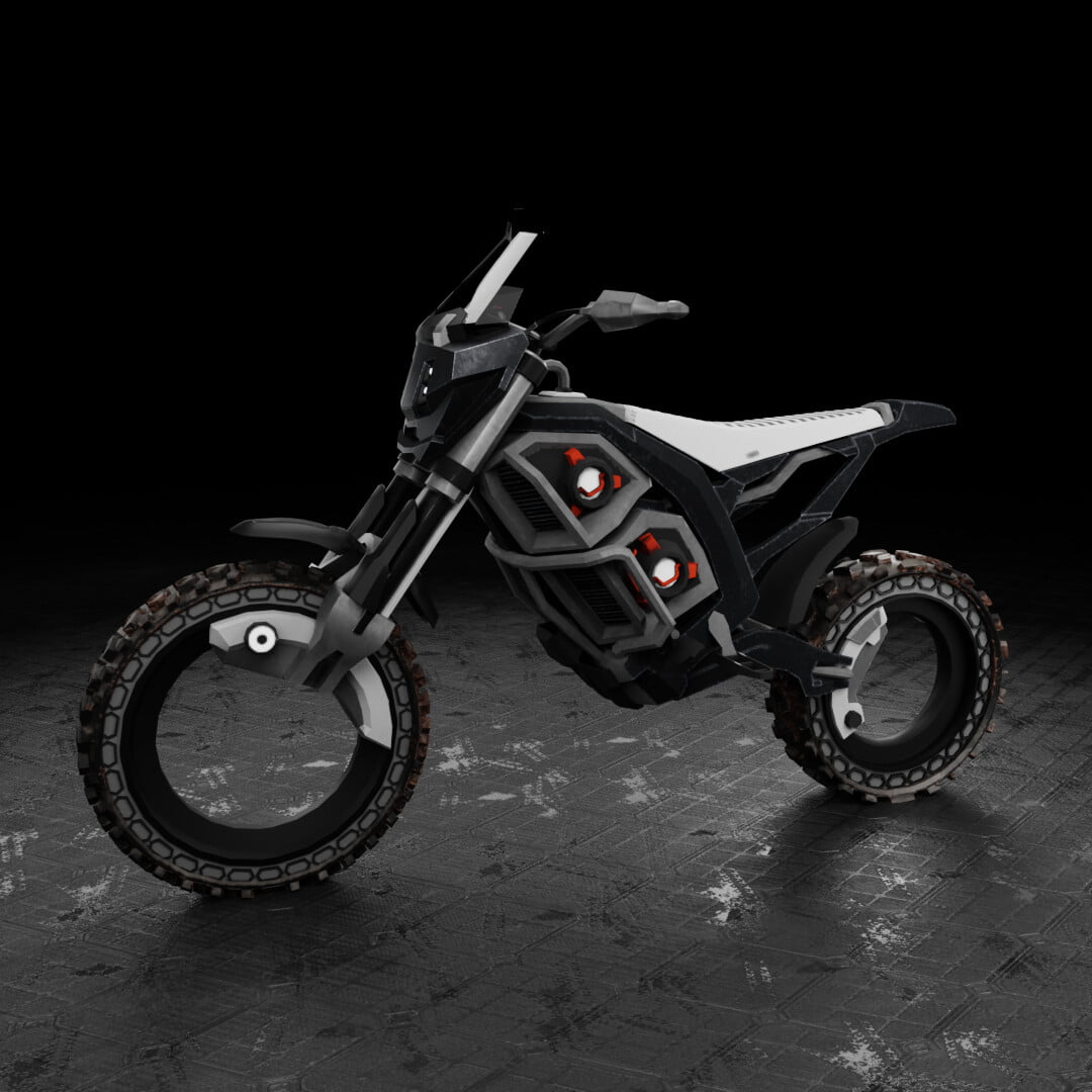 Sci-Fi Space Dirt Bike Default