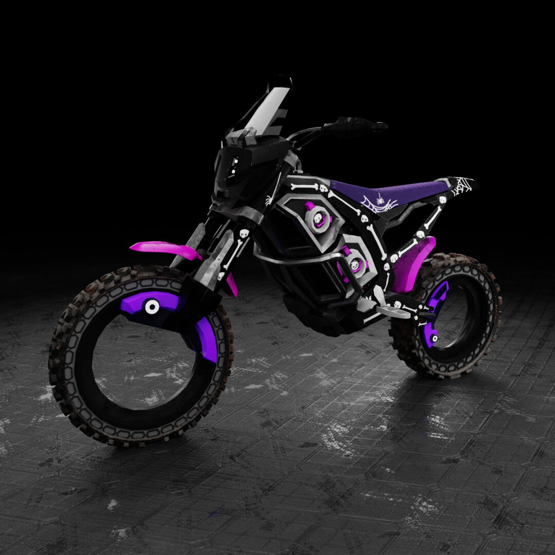 Sci-Fi Space Dirt Bike Poltergiest